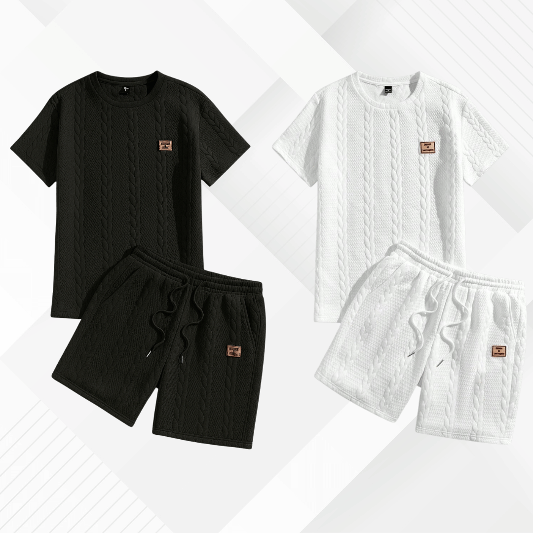 KIT 2 Conjuntos Streetwear |Camisa+Bermuda|!