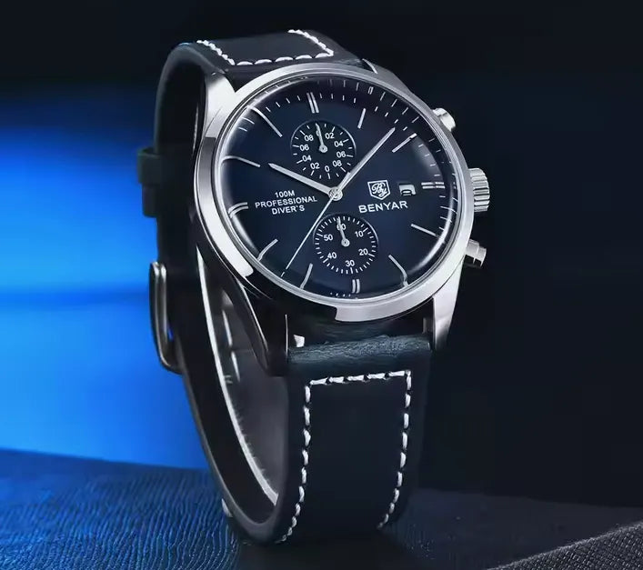 Relógio Gentleman Azul - Benyar