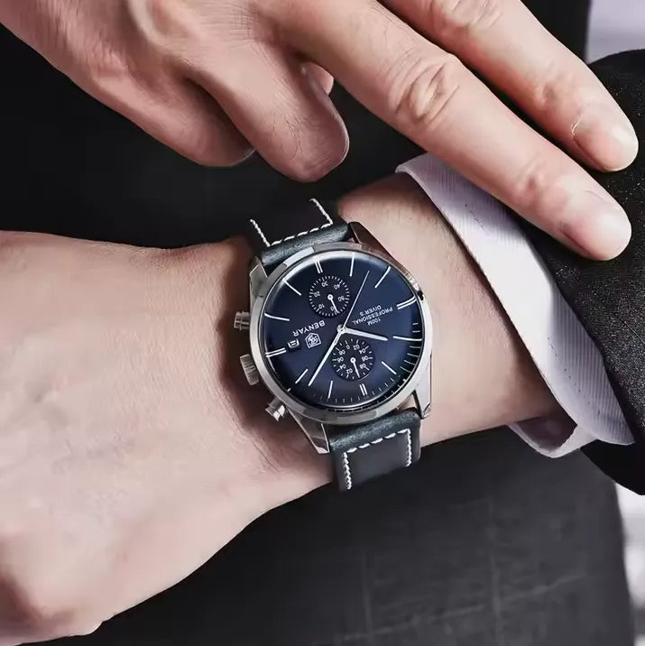 Relógio Gentleman Azul - Benyar