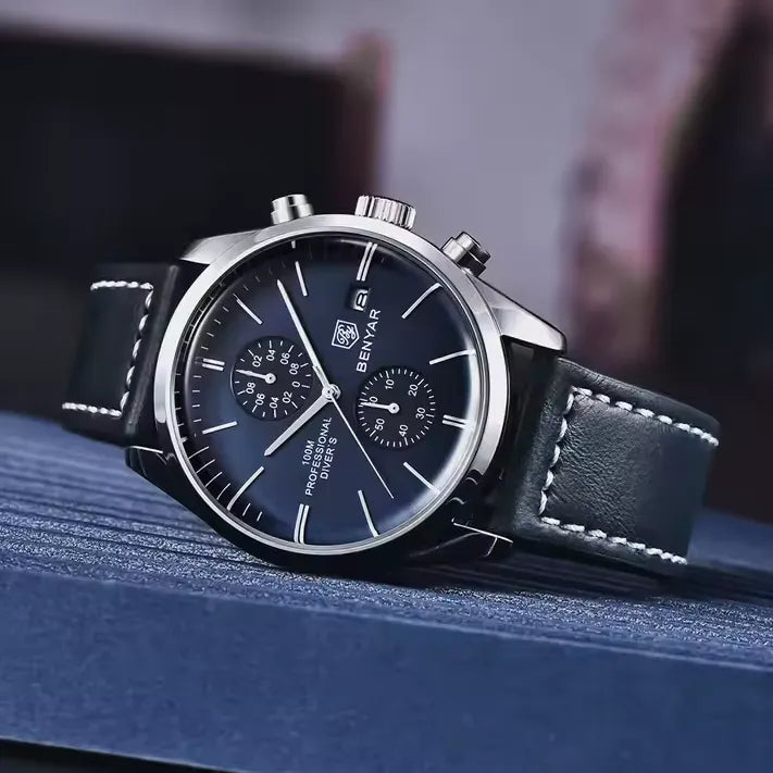 Relógio Gentleman Azul - Benyar