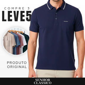 |Leve 5 Pague 3| Camisa Masculina Nautilus em Algodão e Poliéster |Classe e Sofisticação|