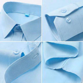 [Leve 5 Pague 3] Camisa Masculina Luxer em Seda Gelo e Manga Longa [Estilo Absoluto]!