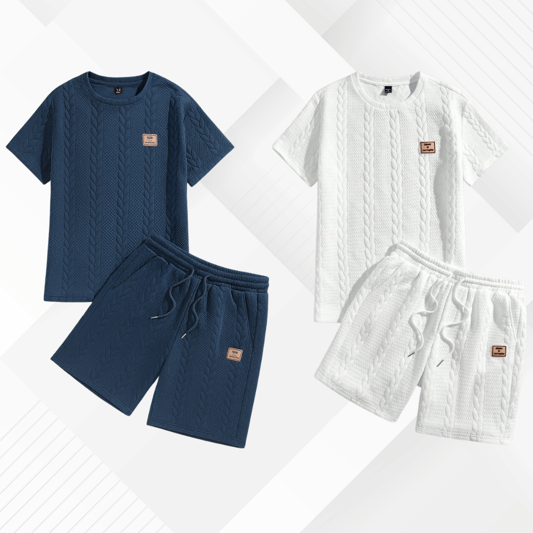 KIT 2 Conjuntos Streetwear |Camisa+Bermuda|!