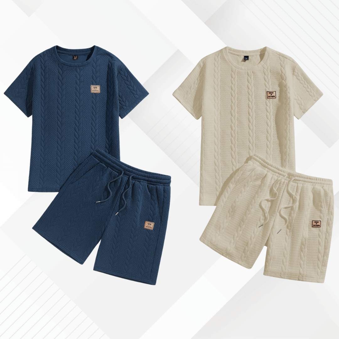 KIT 2 Conjuntos Streetwear |Camisa+Bermuda|!