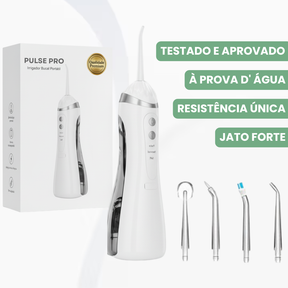Irrigador Bucal Pulse PRO + Kit de Acessórios Grátis!