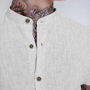 |Kit 2| Camisas Gola Padre em Tecido Premium Anti Amasso.