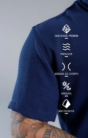 |Kit 2| Camisas Gola Padre em Tecido Premium Anti Amasso.