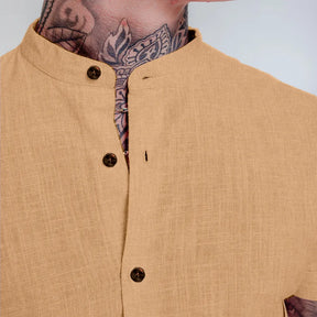 |Kit 2| Camisas Gola Padre em Tecido Premium Anti Amasso.