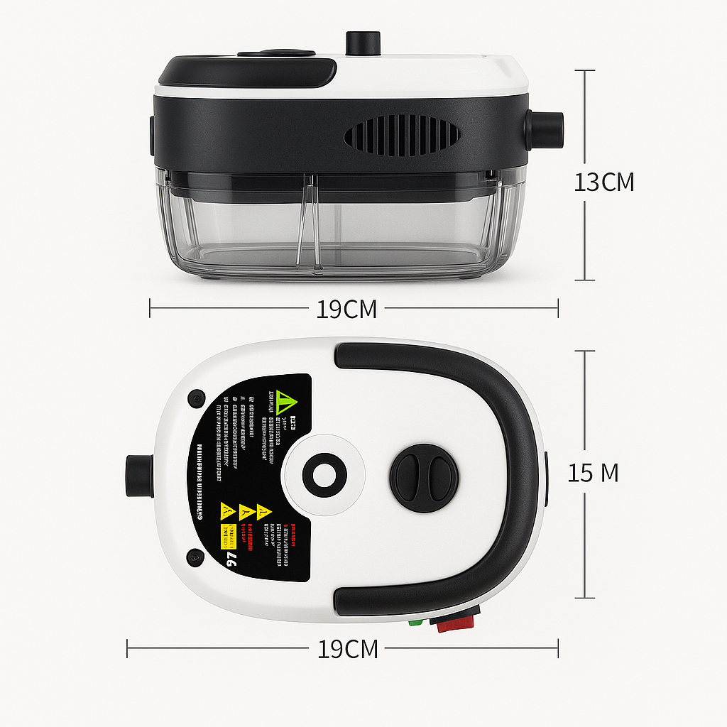Limpador a Vapor Turbo Pressurizado 2500W Bivolt – Higienização Profunda