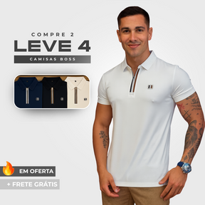 |Compre 2 Leve 4| - Camisas Polo BOSS Ziper