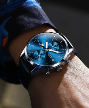 Relógio  Cronox Classic Azul - Olevs