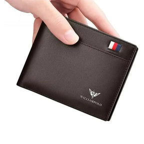 Carteira Masculina em Couro Marrom