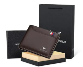 Carteira Masculina em Couro Marrom