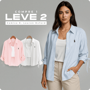 Camisa Feminina R. Lauren Oxford |Oferta 2 por 1|.